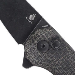 Kizer Lieb M Button Lock Black Micarta V3541C2 -Outdoor Ausrüstungs Geschäft 033610e0f1191aed9d454b5e70bdd507