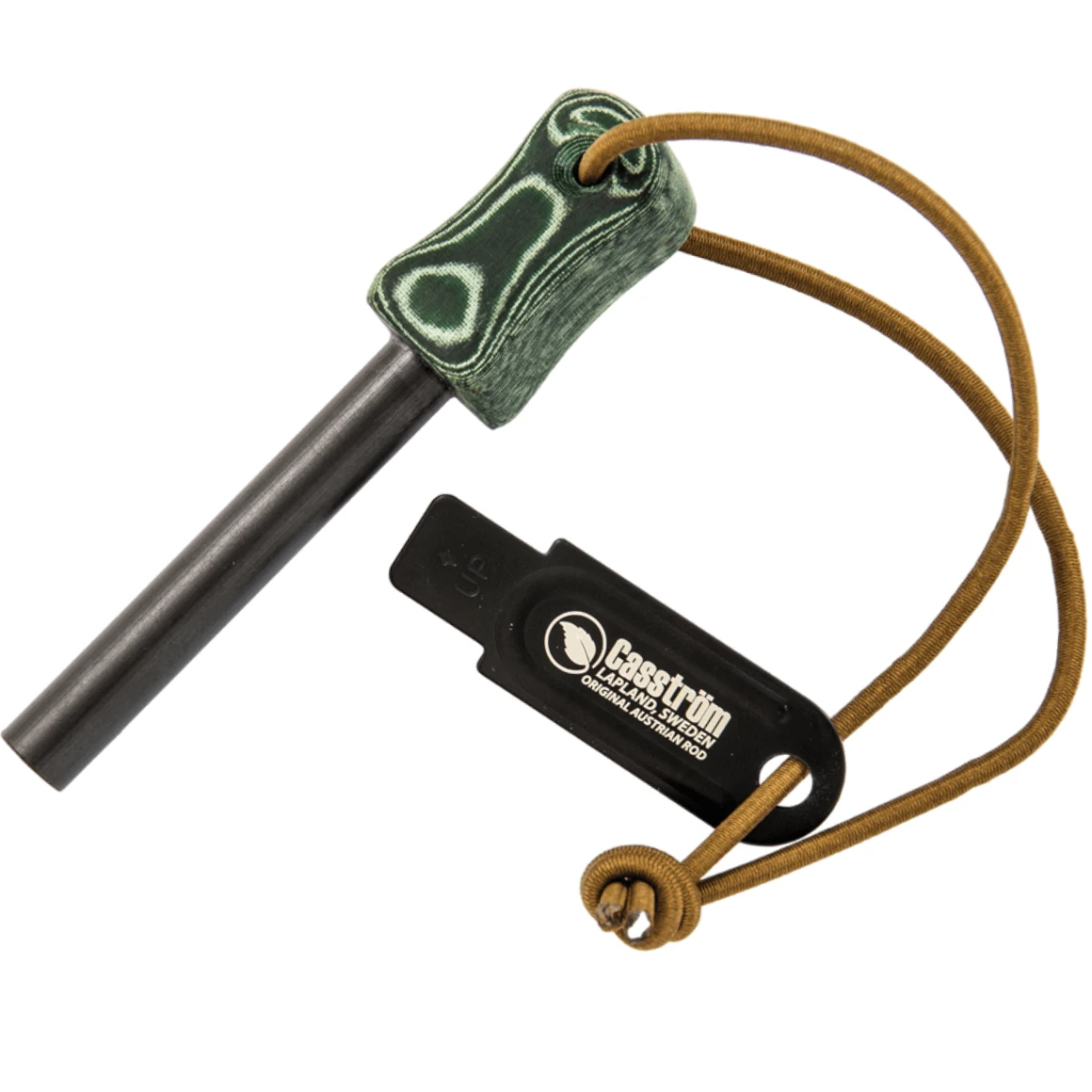 CASSTROM Fire Striker (Army), Green Micarta CASS-12207 1 CASSTROM Fire Striker (Army), Green Micarta CASS-12207