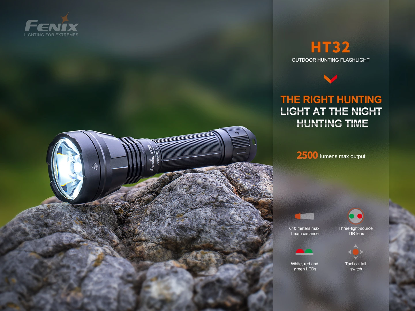 FENIX Hunting Flashlight HT32 (2500lm.) HT32 5 FENIX Hunting Flashlight HT32 (2500lm.) HT32 – Bild 5