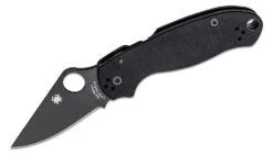 Spyderco C223GPBK Para 3 G-10 BlackBlack Blade