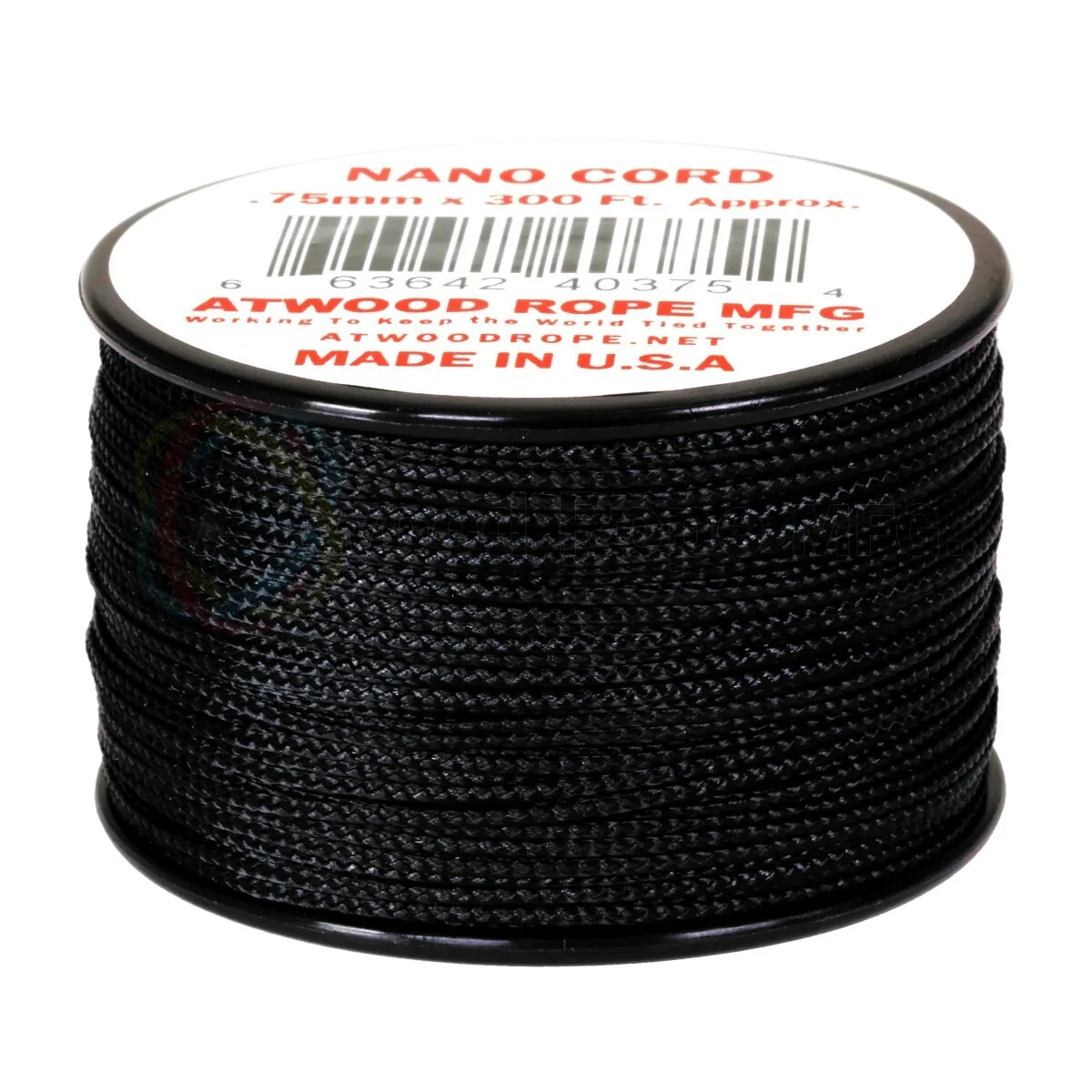 ARM 36 NANOCORD 0,75mm. 300' Black NS01-BLACK 1 ARM 36 NANOCORD 0,75mm. 300' Black NS01-BLACK