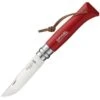 Opinel 1705 N8 Inox Rot Griff Aus Buchenholz Rot