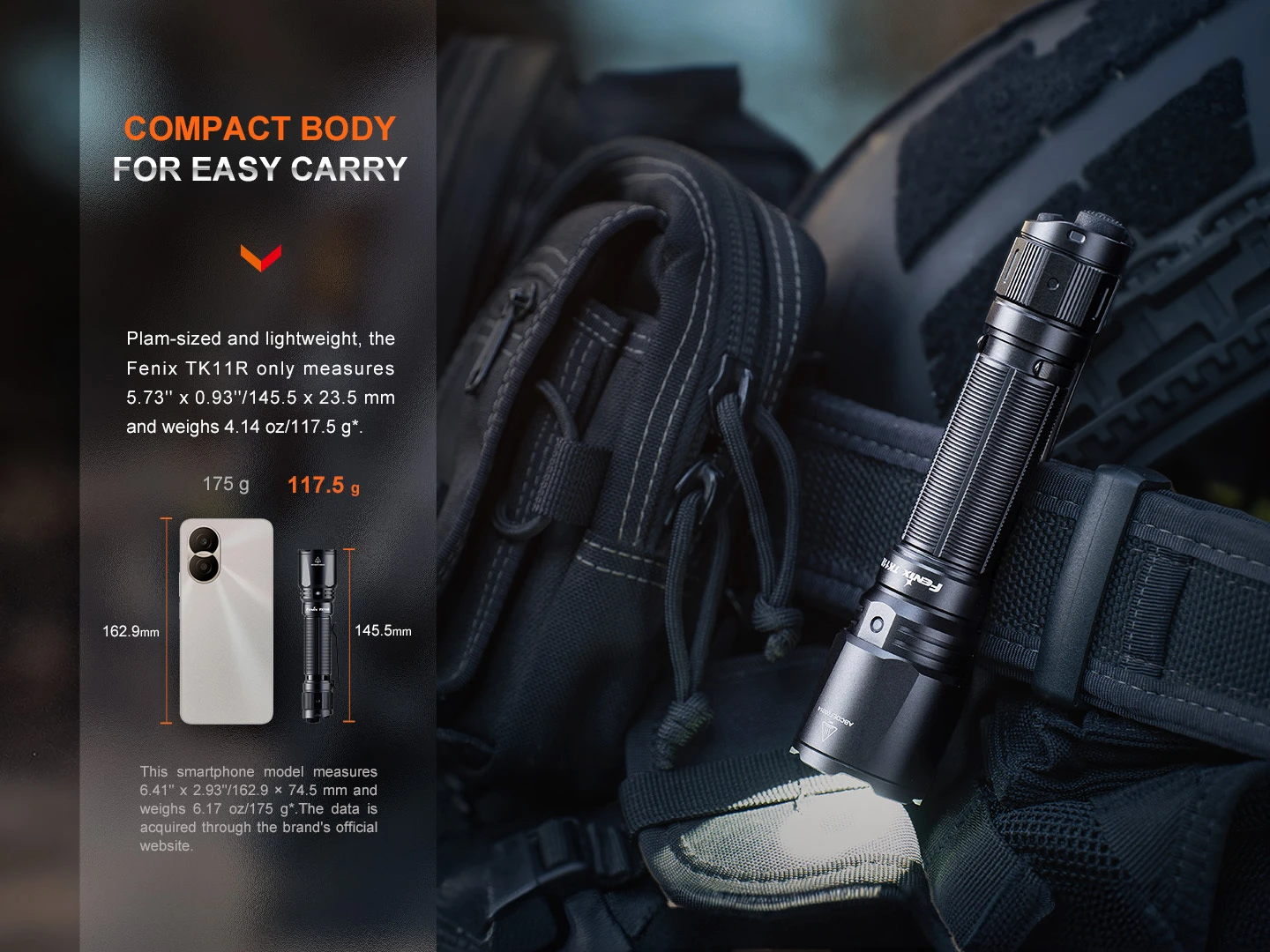 FENIX TK11R (1600lm.) TK11R 7 FENIX TK11R (1600lm.) TK11R – Bild 7