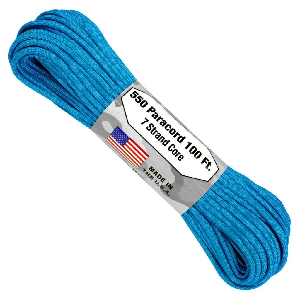 ARM 550 PARACORD 100' Blue S02-BLUE 1 ARM 550 PARACORD 100' Blue S02-BLUE