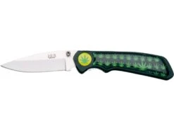 JKR MARIHUANA FOLDING POCKET KNIFE WITH 6,5 CM BLADE LENGTH JKR0306