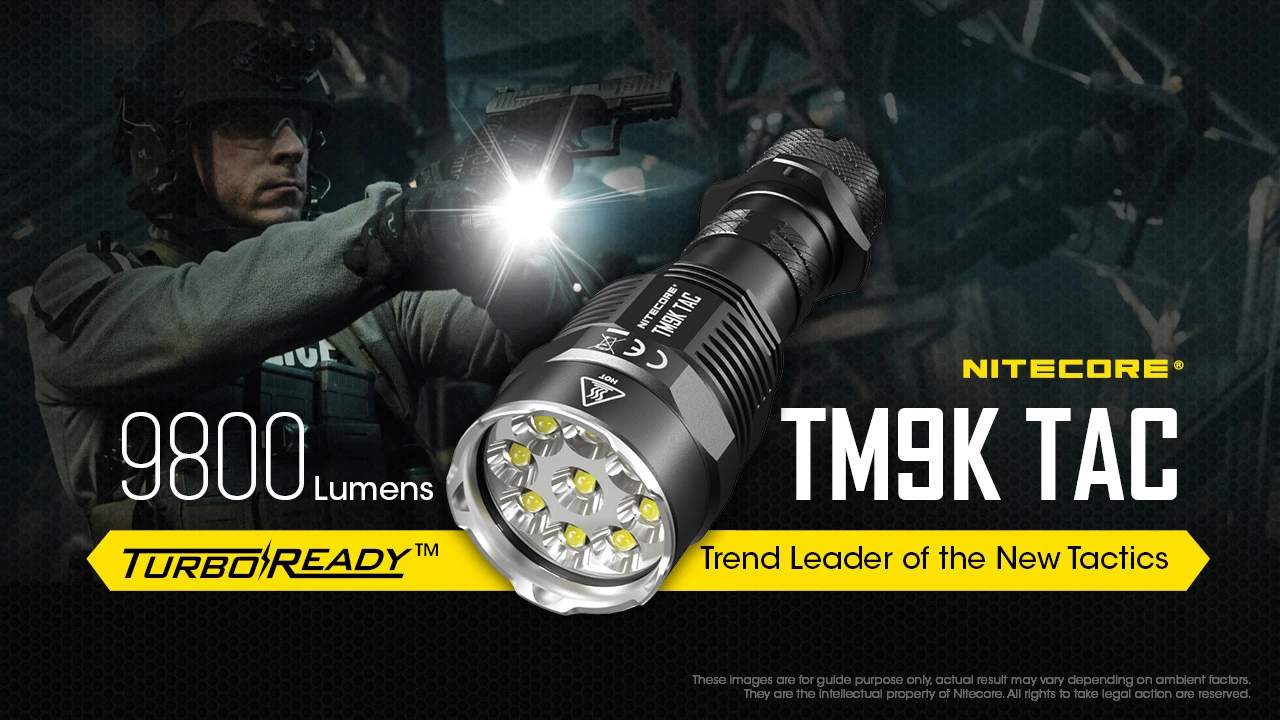 Nitecore Flashlight TM9K TAC 6 Nitecore Flashlight TM9K TAC – Bild 6
