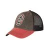 Helikon Shooting Time Trucker Cap - Dirty Washed Cotton - Dirty Washed Black / Dirty Washed Red C -