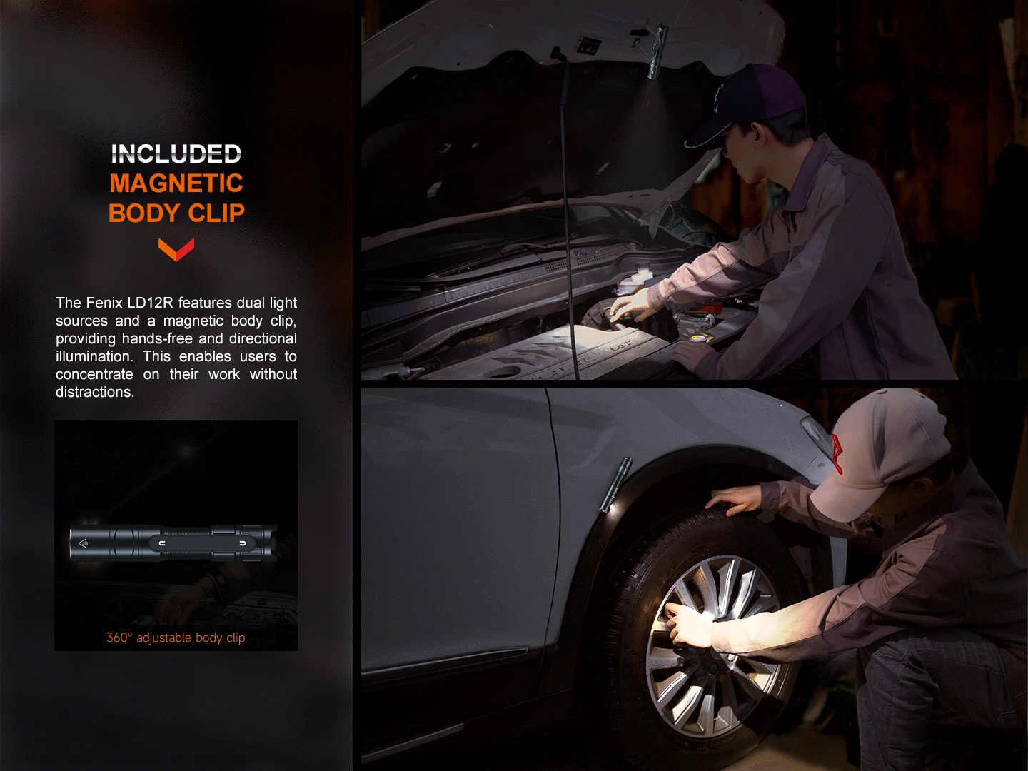 FENIX Rechargeable LED Flashlight LD12R (600lm.) LD12R 9 FENIX Rechargeable LED Flashlight LD12R (600lm.) LD12R – Bild 9