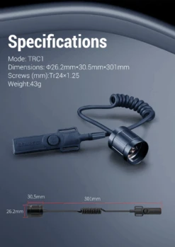 Klarus TRC1 Remote Switch TRC1 -Outdoor Ausrüstungs Geschäft 39974e54d77597d6b9ec747ae780bd98