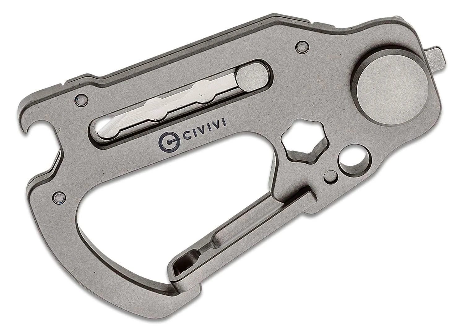 CIVIVI Polymorph Carabiner Gray Titanium C20045-1 2 CIVIVI Polymorph Carabiner Gray Titanium C20045-1 – Bild 2