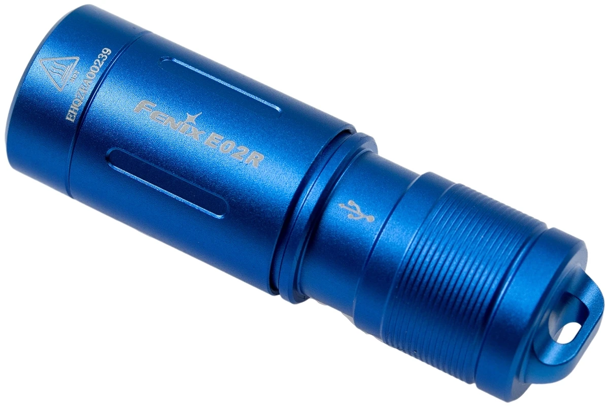 Fenix E02R Rechargeable Mini Flashlight, Blue E02RBLU 6 Fenix E02R Rechargeable Mini Flashlight, Blue E02RBLU – Bild 6
