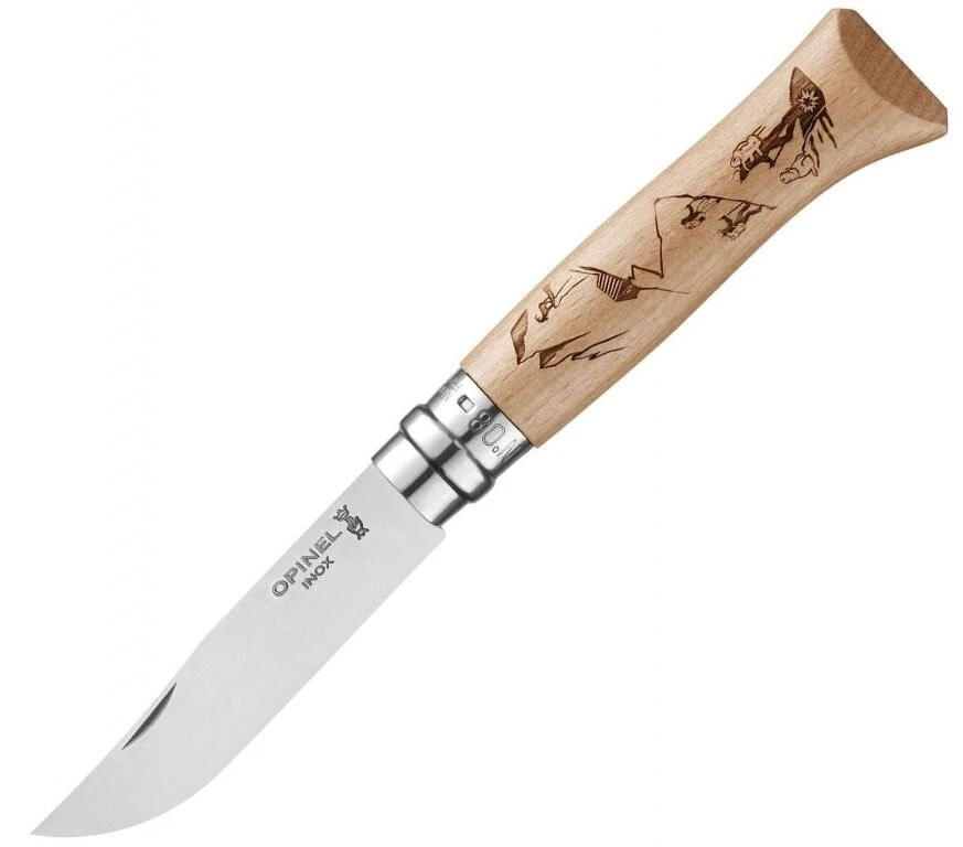 Opinel 002186 VRI N°08 Inox Hiking 1 Opinel 002186 VRI N°08 Inox Hiking