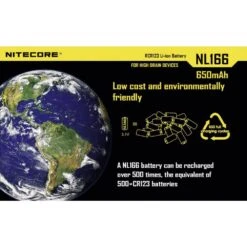 Nitecore RCR123A Li-ionbattery (NL166) -Outdoor Ausrüstungs Geschäft 512cf6e185aa20e30b558c625e98360a