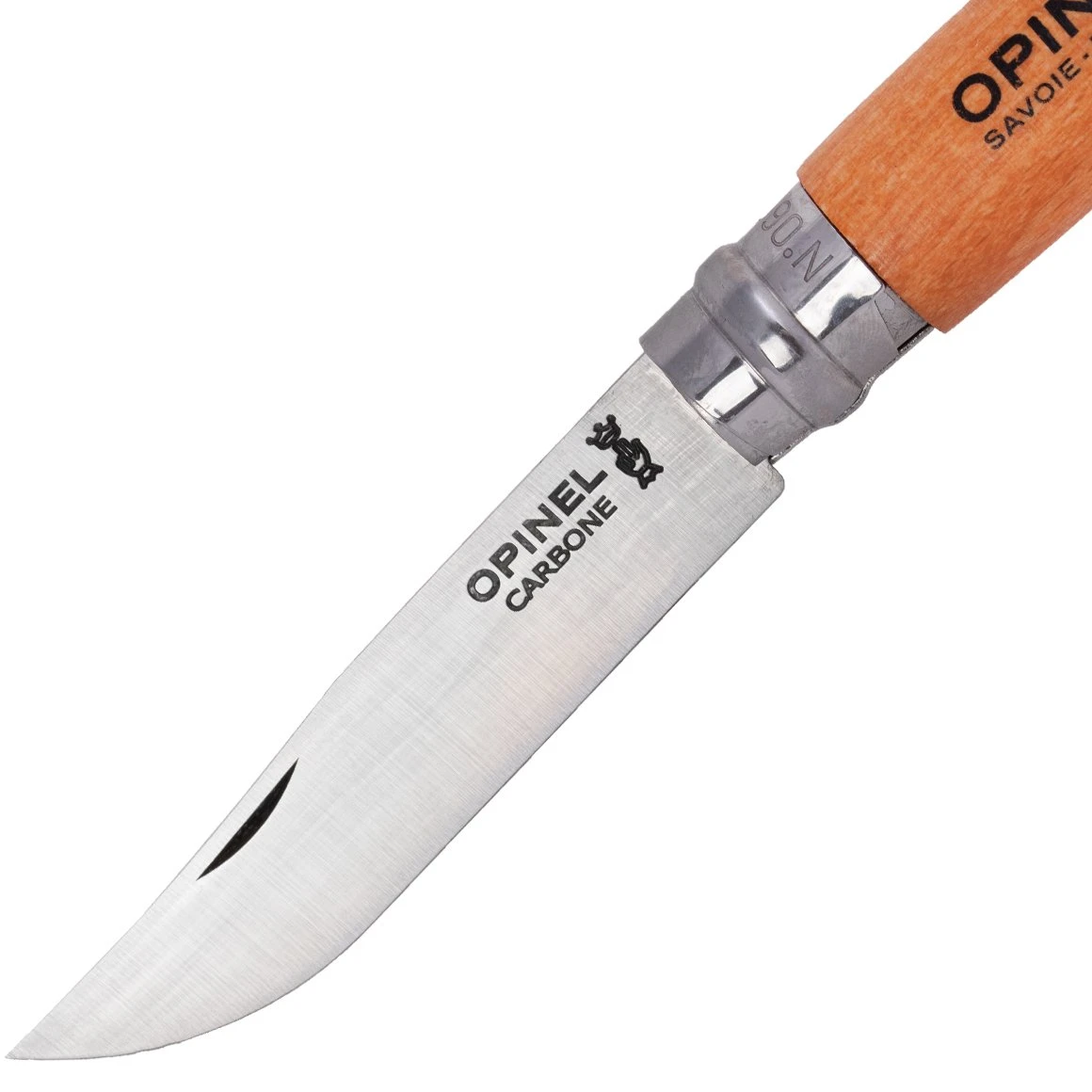 Opinel 113060 N06 Carbon Griff Aus Buchenholz 2 Opinel 113060 N06 Carbon Griff Aus Buchenholz – Bild 2