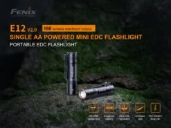Fenix E12V20 Taschenlampe 160 Lm -Outdoor Ausrüstungs Geschäft 550527477fe5559e5eb0e588d0499dd8