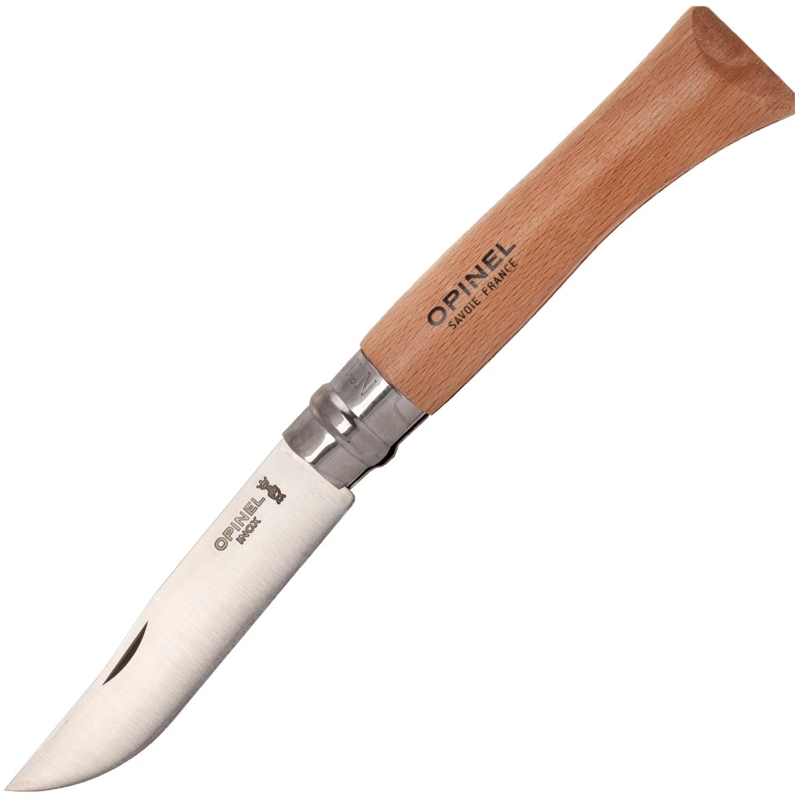 Opinel 123100 N10 Inox Griff Aus Buchenholz 1 Opinel 123100 N10 Inox Griff Aus Buchenholz