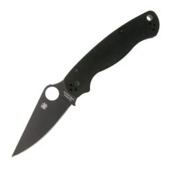 Spyderco C81GPBK2 Para Military 2 G-10 Black Black Blade