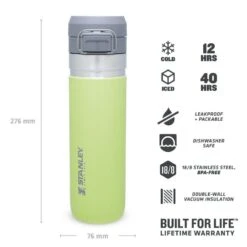 STANLEY The Quick Flip Water Bottle .7L / 24oz,Citron 10-09149-092 -Outdoor Ausrüstungs Geschäft 63981787fba00ef4a0ab41d06c4f1c4a