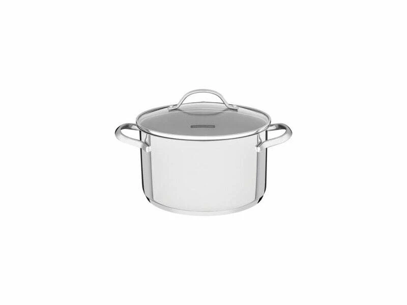 Tramontina Una Deep Cooking Pot W. Glass Cover 16cm/1,80l 62284/160 1 Tramontina Una Deep Cooking Pot W. Glass Cover 16cm/1,80l 62284/160