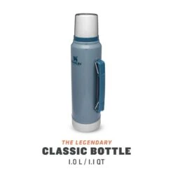 STANLEY The Legendary Classic Bottle 1 Liter 1.0L / 1.1QT,Hammertone Ice 10-08266-033  -Outdoor Ausrüstungs Geschäft 69029a5536191bef7779fb62ac3be7f8