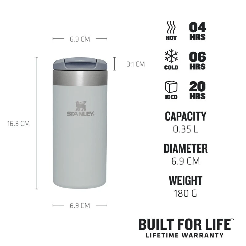 Stanley The AeroLight™ Transit Mug .35L / 12oz Fog Metallic 10-10788-065 2 Stanley The AeroLight™ Transit Mug .35L / 12oz Fog Metallic 10-10788-065 – Bild 2
