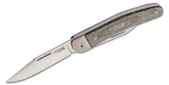 Lionsteel M390 Clip Blade, Screw Driver Blade, Green Canvas Handle, Ti Bolster & Liners JK2 CVG