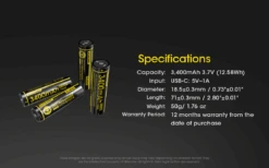Nitecore NL1834R(3400mAh) -Outdoor Ausrüstungs Geschäft 794c15a899fc5c95471f4a56f9b0face