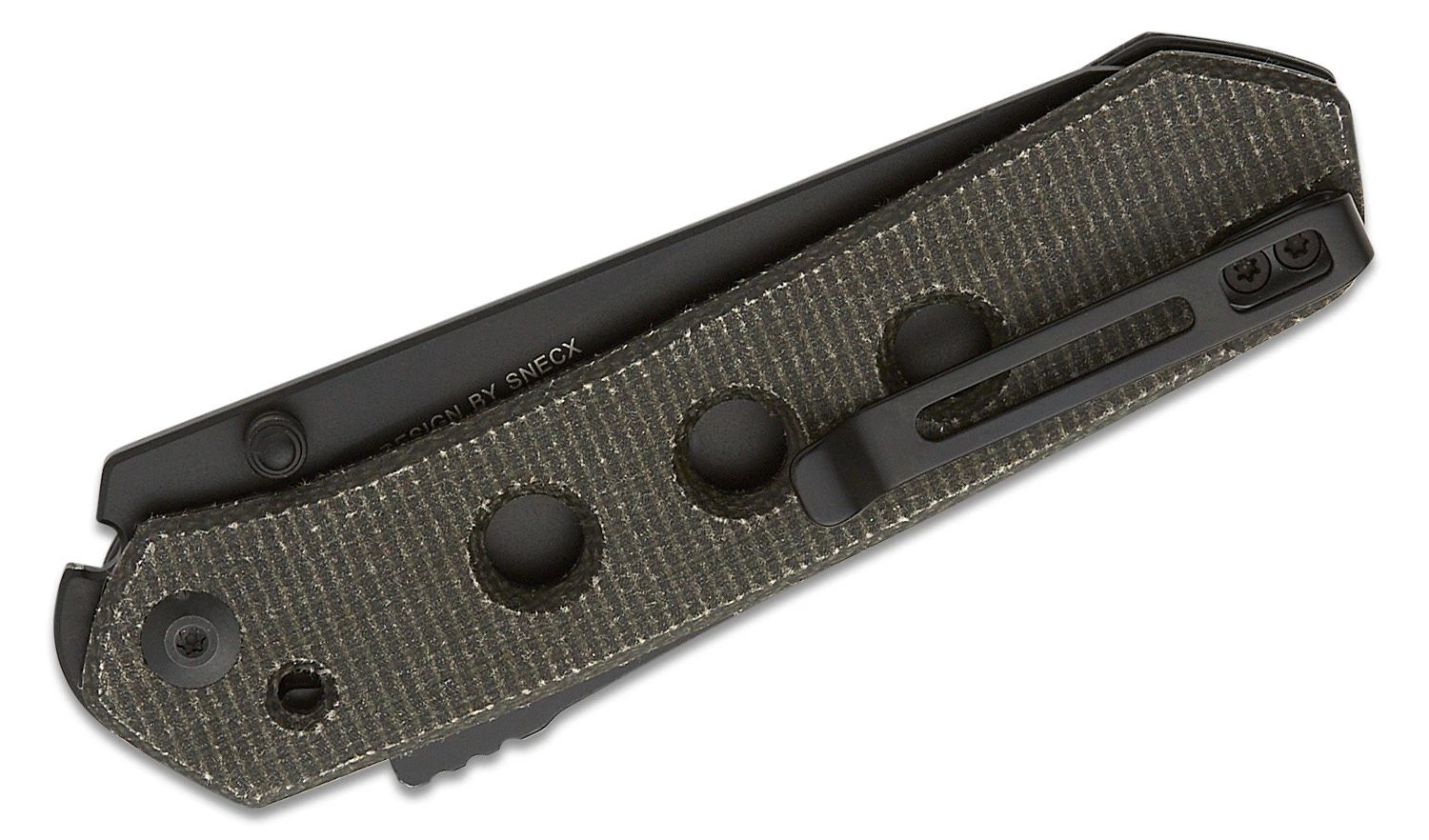 Civivi Vision FG Dark Green Canvas Micarta Handle C22036-3 4 Civivi Vision FG Dark Green Canvas Micarta Handle C22036-3 – Bild 4