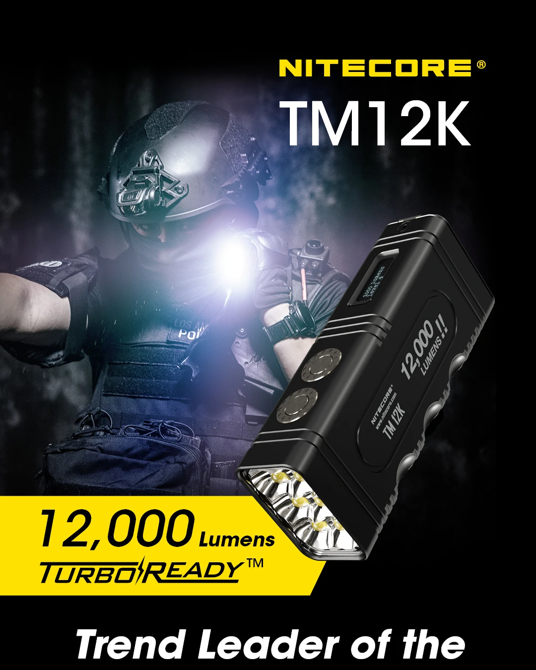 Nitecore Flashlight TM12K 6 Nitecore Flashlight TM12K – Bild 6