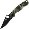 Spyderco C81GPCMOBK2 Para Military 2 G-10 Camo Black Blade
