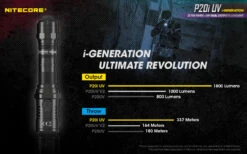 Nitecore Flashlight P20i UV -Outdoor Ausrüstungs Geschäft 84811e4e06cc4905f32d9629f08fe214