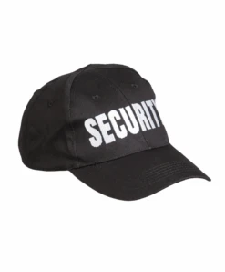 Mil-Tec 12076097 Basceball Cap Securtiy Schwarz