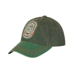 Helikon Shooting Time Snapback Cap - Dirty Washed Cotton - Dirty Washed Dark Green / Dirty Washed Ke