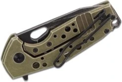 FOX FX-526 ALG Jesper Voxnaes Suru, Black Stonewashed Plain Blade, Green Aluminum Frame -Outdoor Ausrüstungs Geschäft 8f440d5c765da920c2c125cd70d43620