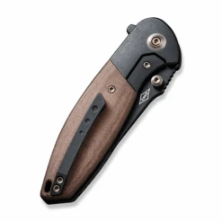 We Knife Nitro Mini Black Titanium Handle With Brown Linen Micarta Inlay WE22015-4 -Outdoor Ausrüstungs Geschäft 8fc47dbfa2d3a5ad4a2c654cb0d24b1c