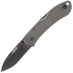 KA-BAR Dozier Foding Hunter Foliage Green Handle, Black Blade 4062FG