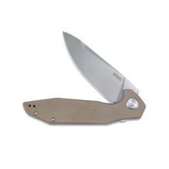 KUBEY Nova Liner Lock Flipper Folding Pocket Knife Tan G10 Handle KU117I -Outdoor Ausrüstungs Geschäft 9433aed8340df7feff9bf157ba0f5683