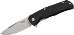 Lionsteel Folding Knife M390 Blade, Carbon Fiber Handle, IKBS Wood KIT Box TRE FC