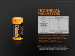 Fenix USB Li-Ion RCR123A 16340 700mAh 2,5A FERCR123ALIIONUP -Outdoor Ausrüstungs Geschäft 97c9168fc15c778dde5f717a441629cb