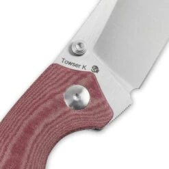 Kizer Towser K Liner Lock Knife Red Micarta - V4593C2 -Outdoor Ausrüstungs Geschäft aa0c3b4220aa7a2804deed95805575e0