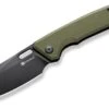 Sencut GlideStrike OD Green Coarse G10 HandleBlack 9Cr18MoV BladeLiner Lock S23018-3