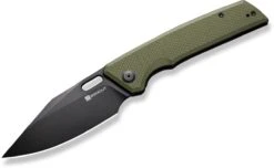 Sencut GlideStrike OD Green Coarse G10 HandleBlack 9Cr18MoV BladeLiner Lock S23018-3