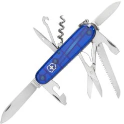 Victorinox 1.3713.T2 Huntsman Taschenmesser Transparentes Blau