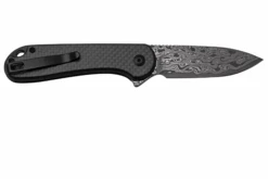 CIVIVI Button Lock Elementum II Twill Carbon Fiber Overlay On Black G10 Handle Damascus Blade C18062 -Outdoor Ausrüstungs Geschäft bd20fbc0a1c1b9a8befb63c03f6e041d