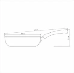 Tramontina Monaco Induction Deep Pan 24cm/2,7l Black 28703/024 -Outdoor Ausrüstungs Geschäft bebea547992c61a7a7f5b1145c322f94