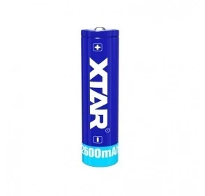 XTAR Xtar 18650 2600 Li-ionen Akku 3,7V 2600mAh Mit Schutzschaltung 1 XTAR Xtar 18650 2600 Li-ionen Akku 3,7V 2600mAh Mit Schutzschaltung