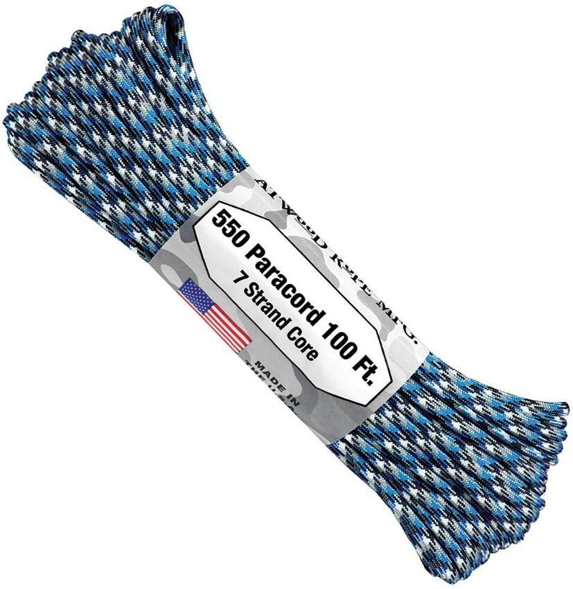 ARM 550 PARACORD 100' Modrá Camo C06-BLUE CAMO 1 ARM 550 PARACORD 100' Modrá Camo C06-BLUE CAMO