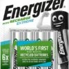 Energizer E300624601 Wiederaufladbare Batterie Exreme AA HR6 2300 MAh