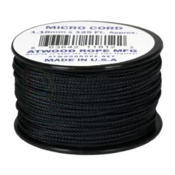 ARM 100 MICROCORD 1,18mm 125' Black MS01-BLACK