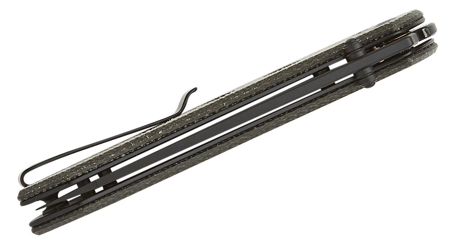 Civivi Vision FG Dark Green Canvas Micarta Handle C22036-3 5 Civivi Vision FG Dark Green Canvas Micarta Handle C22036-3 – Bild 5